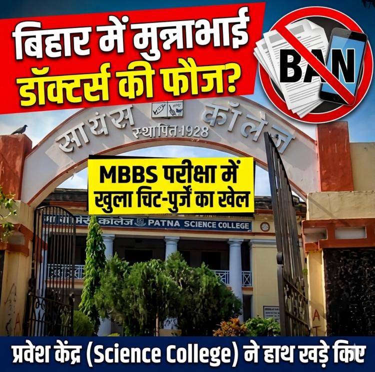बिहार में ‘मुन्नाभाई’ डॉक्टर्स की फौज? MBBS परीक्षा में नकल के लिए हंगामा, साइंस कॉलेज ने हाथ खड़े किए