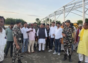 फारबिसगंज में सहयोग शिविर की तैयारियाँ अंतिम चरण में, सांसद प्रदीप कुमार सिंह ने लिया जायजा